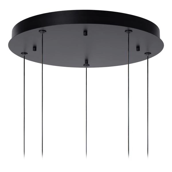 Lucide Premium GISELA - Pendelleuchten - Ø 48 cm - LED Dim. - 5x3,8W 2700K - Transparent - detail 3